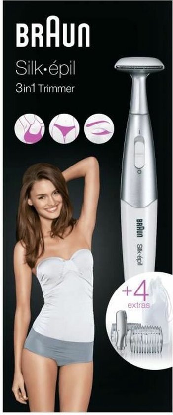 Braun FG1100 Bikinitrimmer Met 4 Extra's White - MR commerce