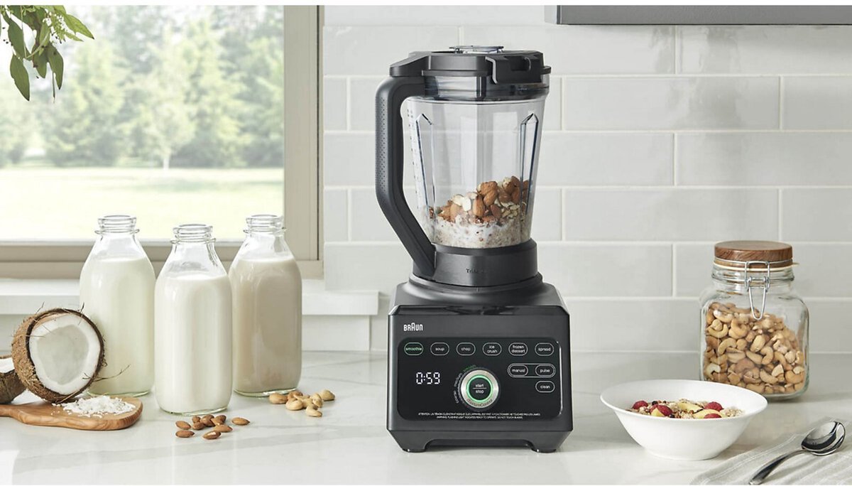 Braun PowerBlend 9 JB9040BK Krachtige Keukenblender 1600W Zwart voor Smoothies IJs Soepen - MR commerce