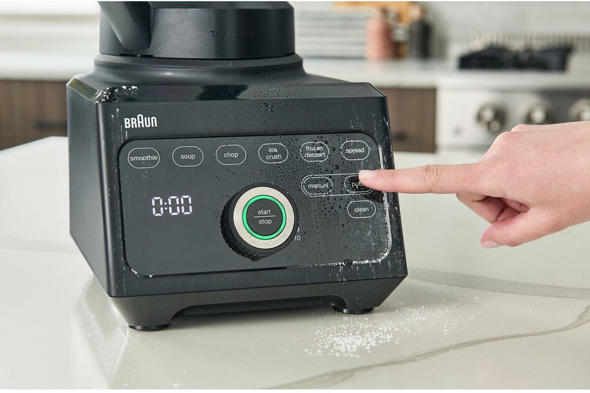 Braun PowerBlend 9 JB9040BK Krachtige Keukenblender 1600W Zwart voor Smoothies IJs Soepen - MR commerce