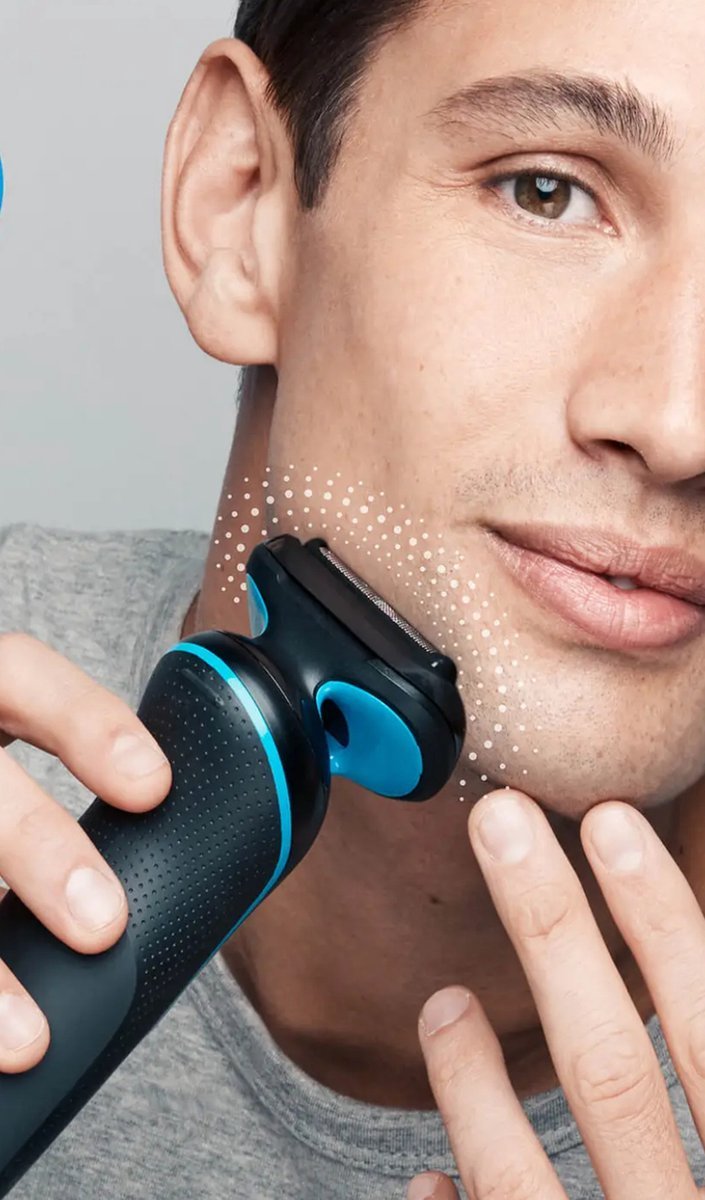 Braun Series 5 51 - B1000s Elektrisch Scheerapparaat Blauw, Waterbestendig Nat Droog Scheren - MR commerce