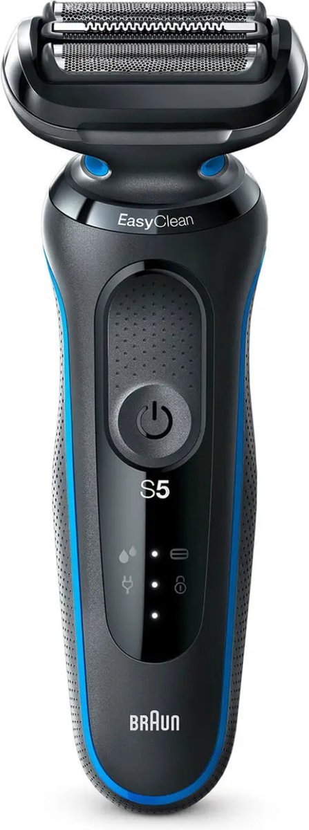 Braun Series 5 51 - B1000s Elektrisch Scheerapparaat Blauw, Waterbestendig Nat Droog Scheren - MR commerce