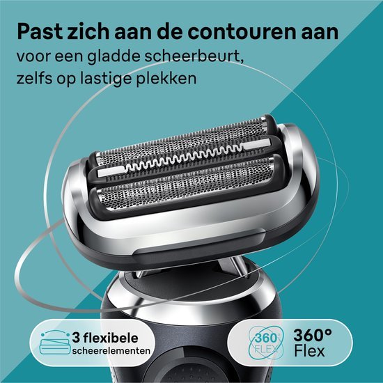 Braun Series 7 71-N7200cc Elektrisch Scheerapparaat SmartCare Center Zwart - MR commerce