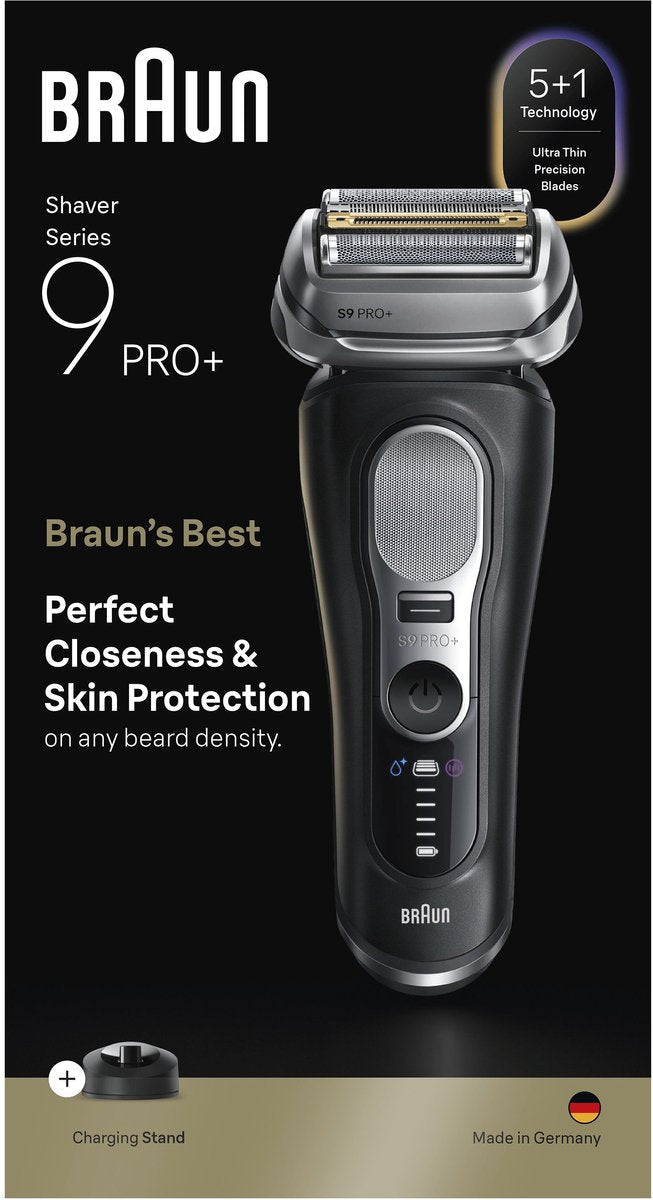 Braun Series 9 PRO+ 9610S Elektrisch Scheerapparaat Pro SensoAdapt Oplaadstandaard Zwart - MR commerce