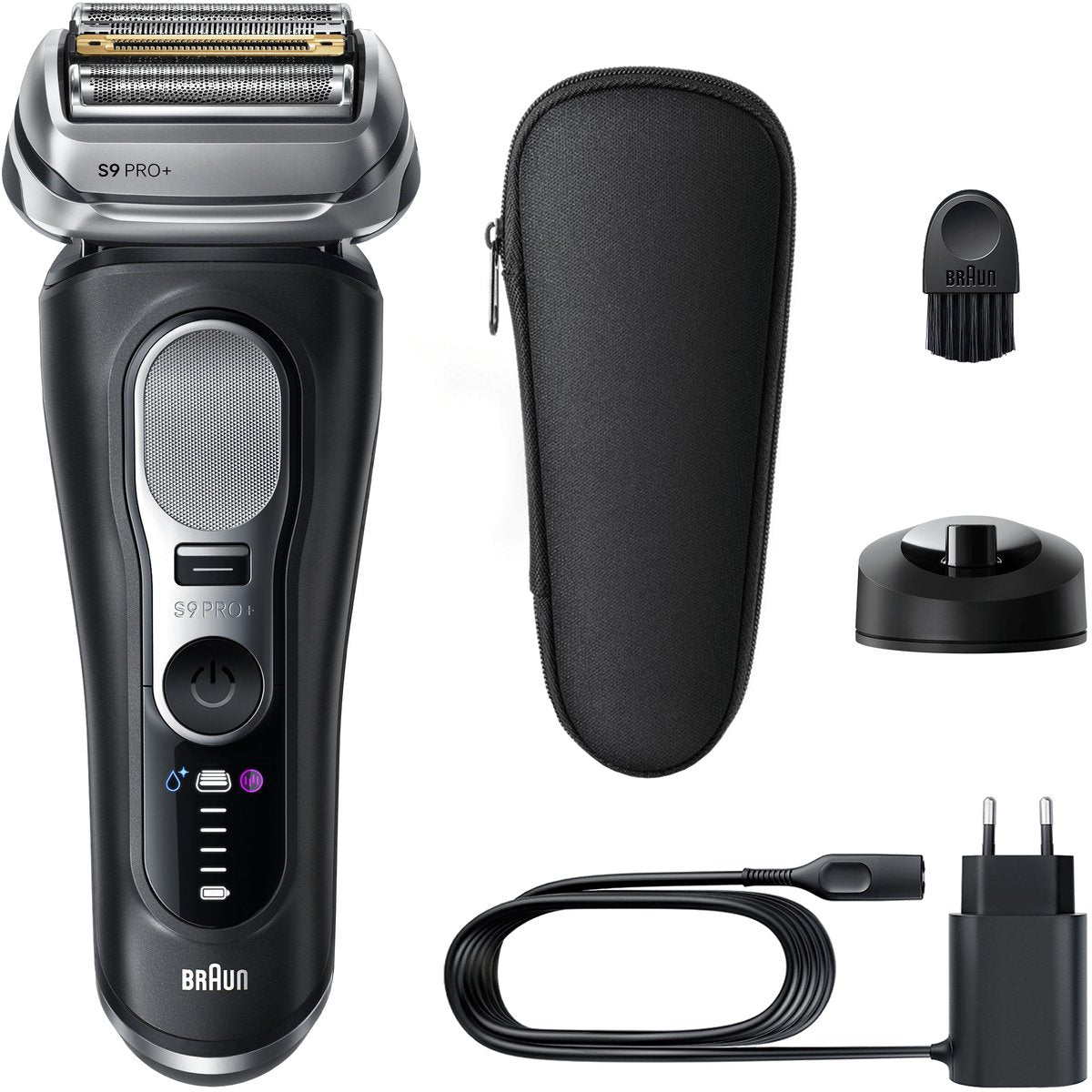 Braun Series 9 PRO+ 9610S Elektrisch Scheerapparaat Pro SensoAdapt Oplaadstandaard Zwart - MR commerce