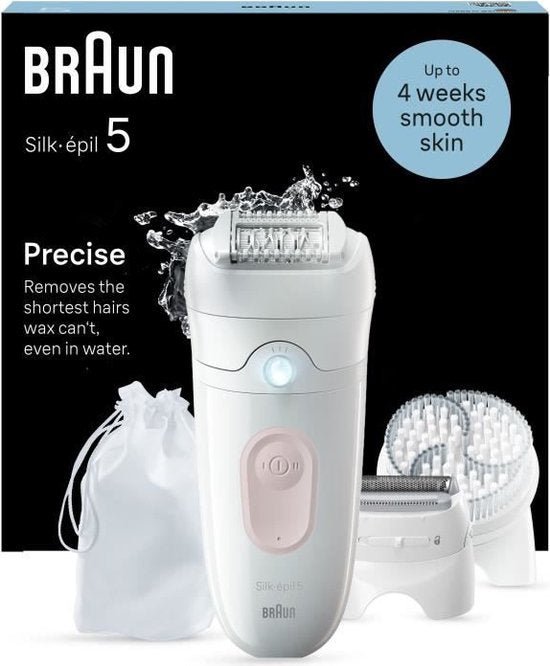 Braun Silk - épil 5 Epilator: MicroGrip Precisie voor Langdurig Zijdezachte Huid - MR commerce