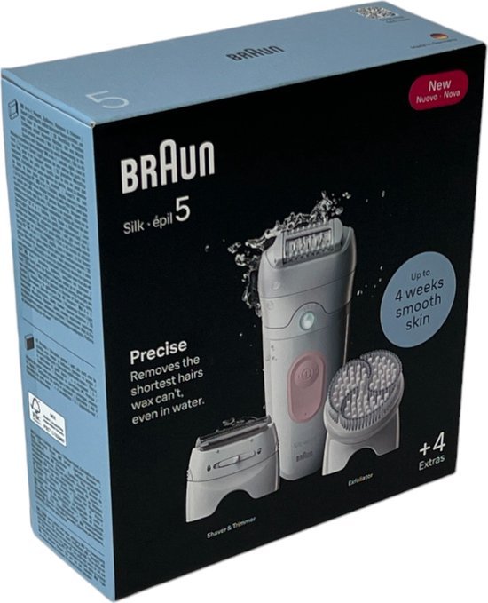 Braun Silk - épil 5 Epilator: MicroGrip Precisie voor Langdurig Zijdezachte Huid - MR commerce