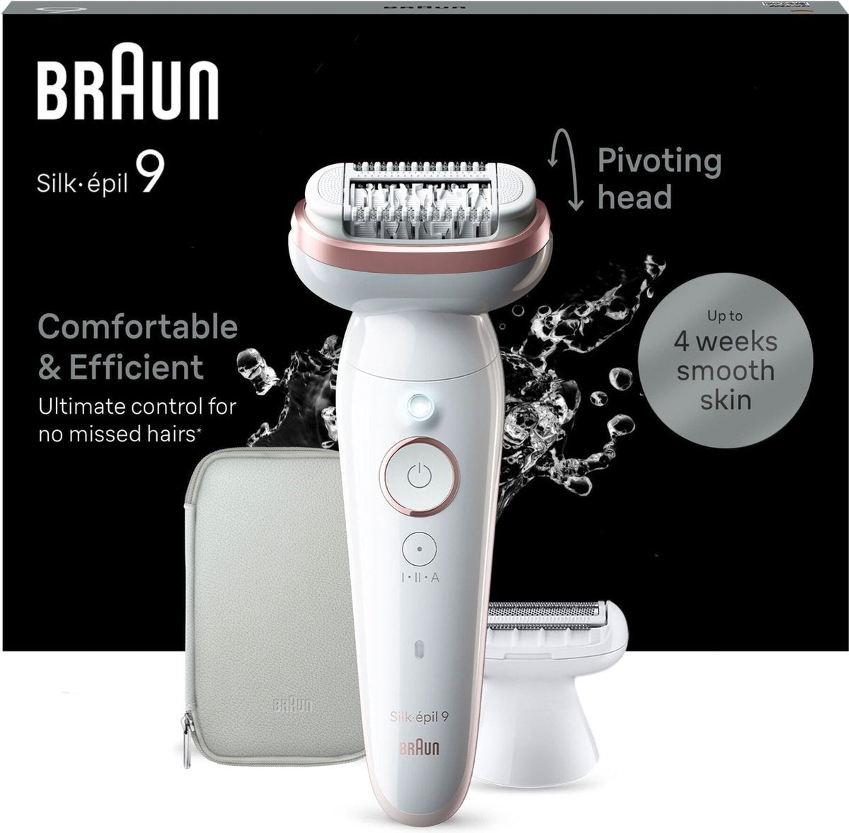Braun Silk - épil 9 9 - 030 Waterdichte Draadloze Epilator voor Gladde Huid - MR commerce