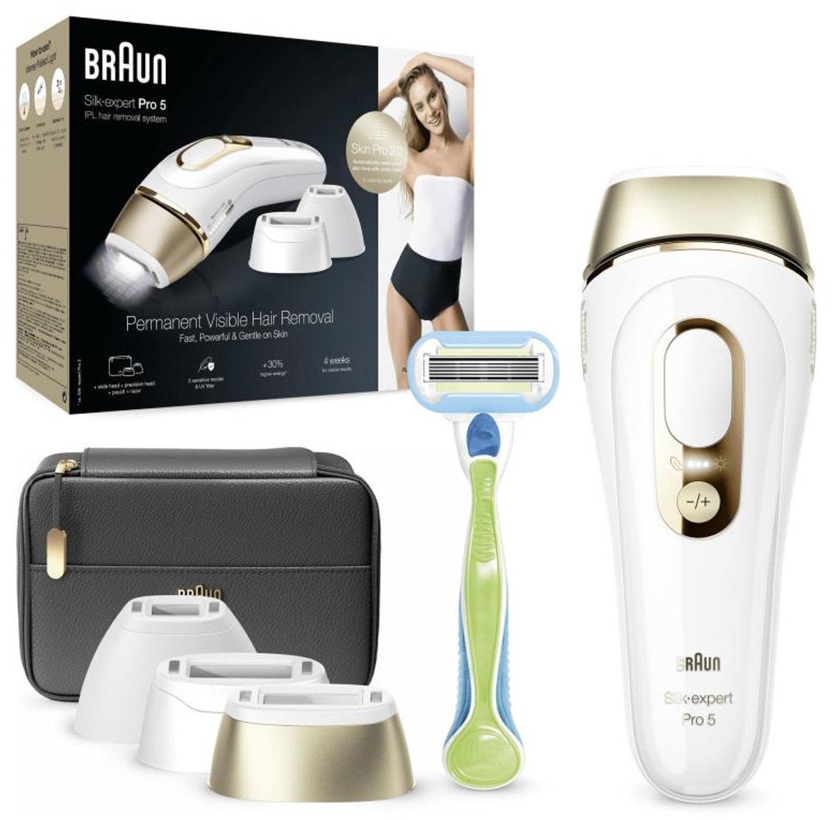 Braun Silk-Expert Pro 5 PL5243 IPL Ontharingsapparaat Zichtbaar Resultaat - MR commerce