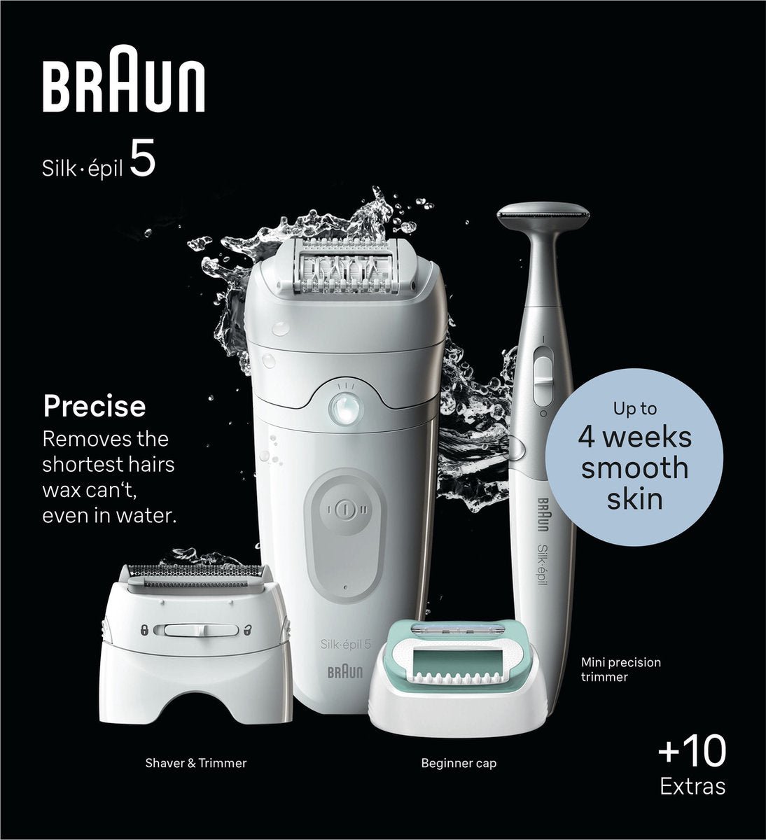 Braun Silk·épil 5 - 251 Epilator Nat & Droog Voor Langdurig Gladde Huid - MR commerce