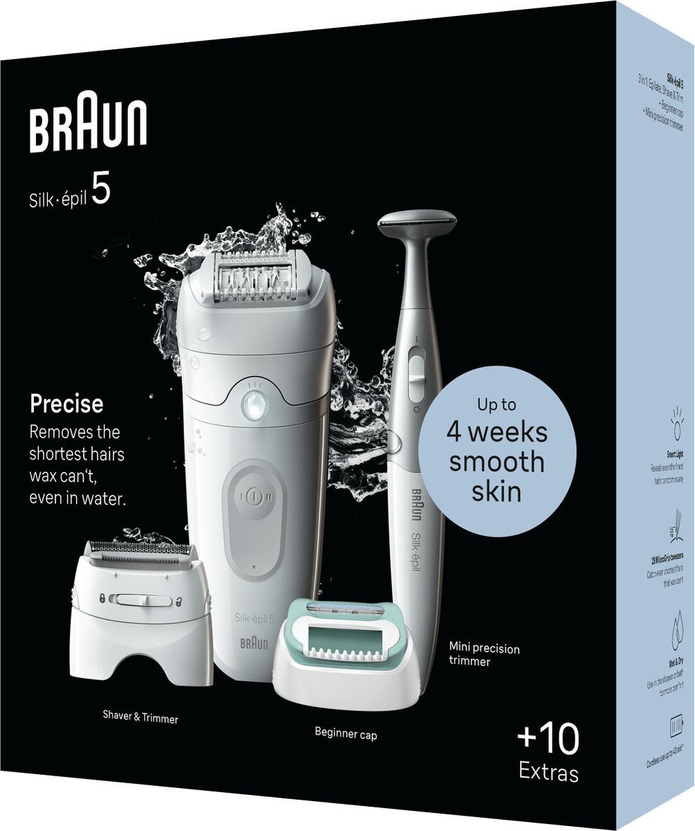Braun Silk·épil 5 - 251 Epilator Nat & Droog Voor Langdurig Gladde Huid - MR commerce