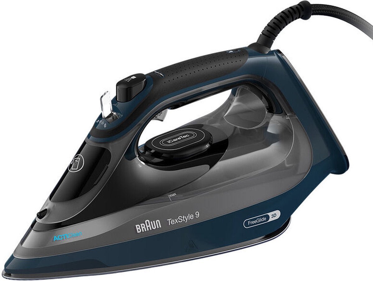 Braun TexStyle 9 SI 9682 DB Stoomstrijkijzer 3200W Donkerblauw - MR commerce