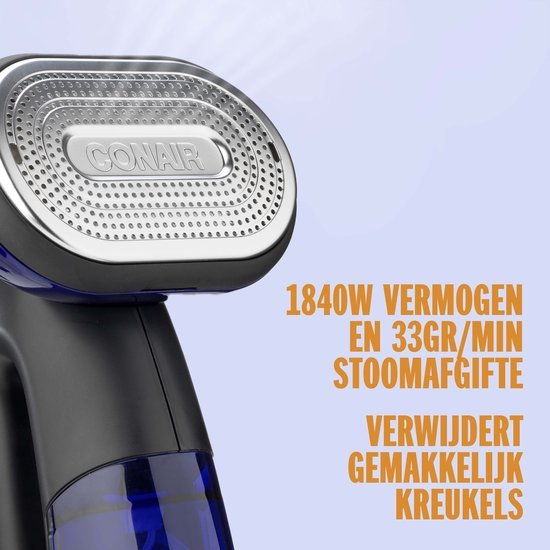 Conair Turbo ExtremeSteam 2 - in - 1 Handstomer & Strijkijzer: Snel, Krachtig, Compact - MR commerce
