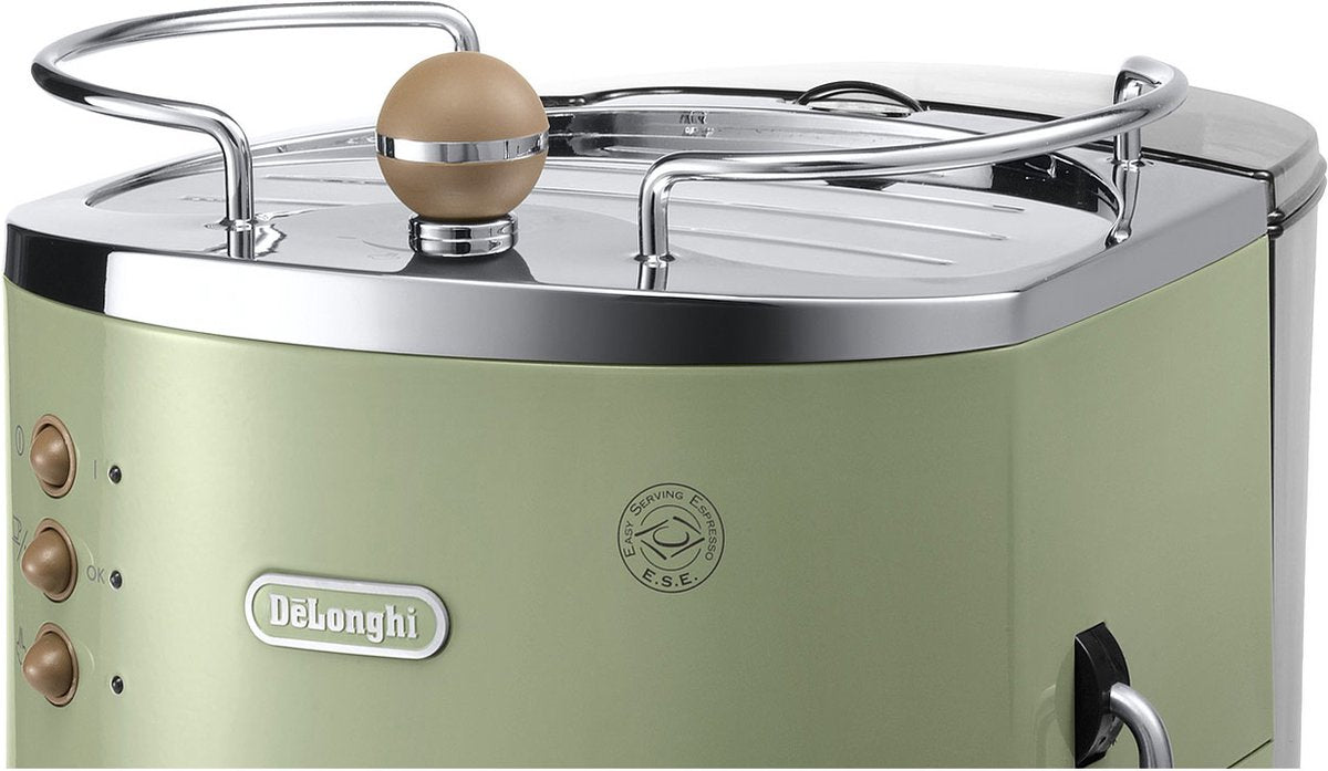 De'Longhi Icona Vintage ECOV 311.GR Handmatige Espressomachine Limegroen Retro Design - MR commerce