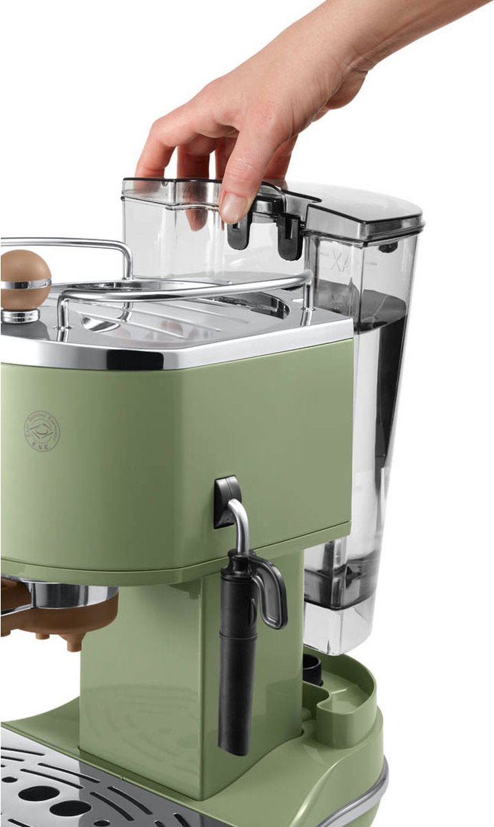 De'Longhi Icona Vintage ECOV 311.GR Handmatige Espressomachine Limegroen Retro Design - MR commerce