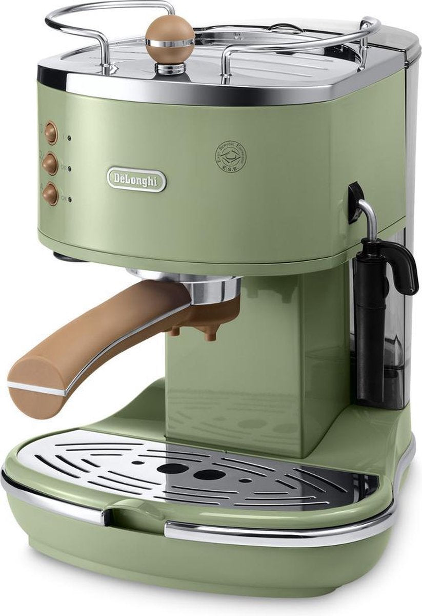 De'Longhi Icona Vintage ECOV 311.GR Handmatige Espressomachine Limegroen Retro Design - MR commerce