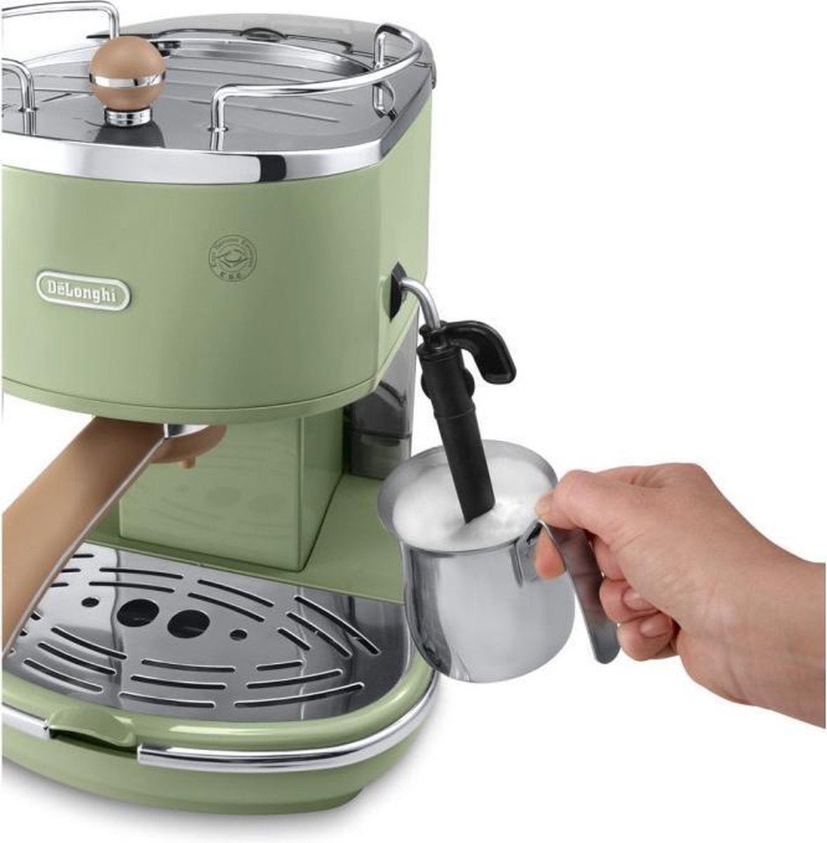 De'Longhi Icona Vintage ECOV 311.GR Handmatige Espressomachine Limegroen Retro Design - MR commerce