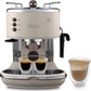 De'Longhi Icona Vintage ECOV311.BG Handmatig Espressomachine Beige: Authentieke Italiaanse Koffie Ervaring - MR commerce