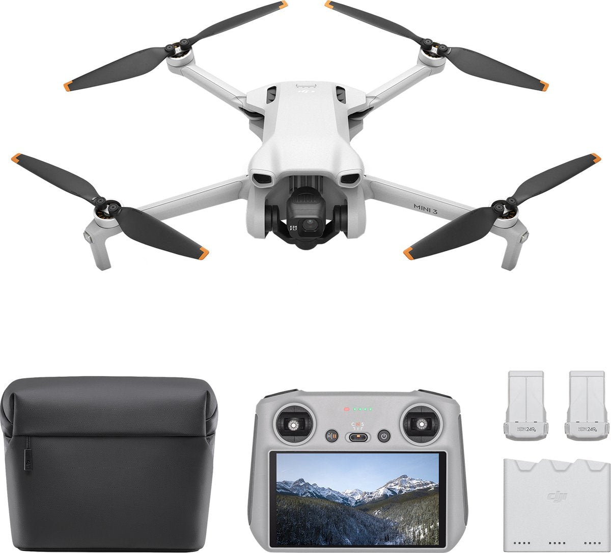DJI Mini 3 Compacte Ultralichte Cameradrone met 4K HDR Video en RC Smart Controller - MR commerce