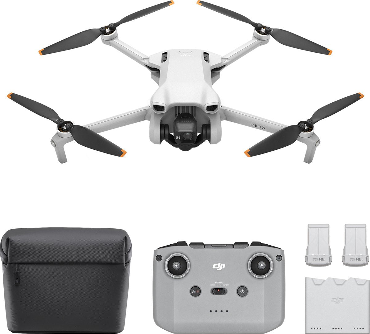 DJI Mini 3 Compacte Ultralichte Cameradrone met 4K HDR Video en RC Smart Controller - MR commerce