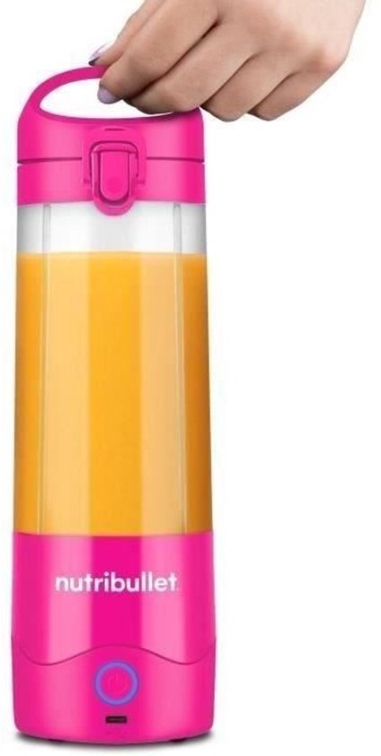Draagbare NutriBullet Blender NBP003MA 0,475L Roze USB - C Oplaadbaar - MR commerce