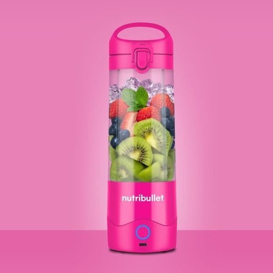 Draagbare NutriBullet Blender NBP003MA 0,475L Roze USB - C Oplaadbaar - MR commerce