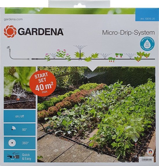 GARDENA Micro-Drip-System Startset Druppelsysteem Bloembed en Moestuin 25 Meter - MR commerce