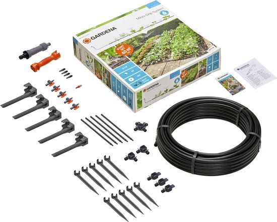 GARDENA Micro-Drip-System Startset Druppelsysteem Bloembed en Moestuin 25 Meter - MR commerce