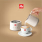Illy Elektrische Melkopschuimer 250ml RVS Wit Warm Koud Schuim - MR commerce