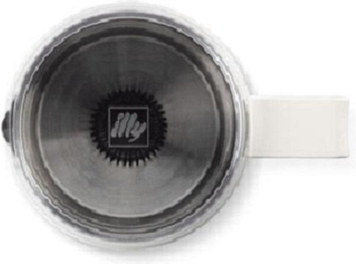 Illy Elektrische Melkopschuimer 250ml RVS Wit Warm Koud Schuim - MR commerce