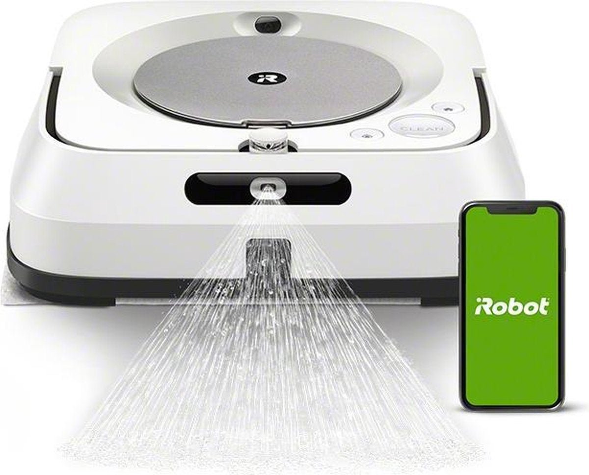 iRobot Braava jet m6 Dweilrobot - Smarthome Precisiespray voor Intelligente Vloerreiniging - MR commerce