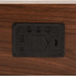 Karlsson Boxed Tafelklok: Modern Donker Hout LED Display Scandinavisch Design - MR commerce