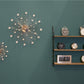 Karlsson Sunburst Kristallen Wandklok: Elegant, Ø30cm Zilver, Modern Scandinavisch Design - MR commerce