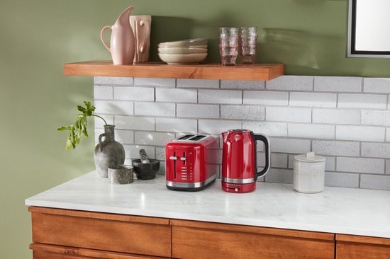 KitchenAid 5KEK1701EER Waterkoker Temperatuurregeling 1.7L Keizerrood - MR commerce