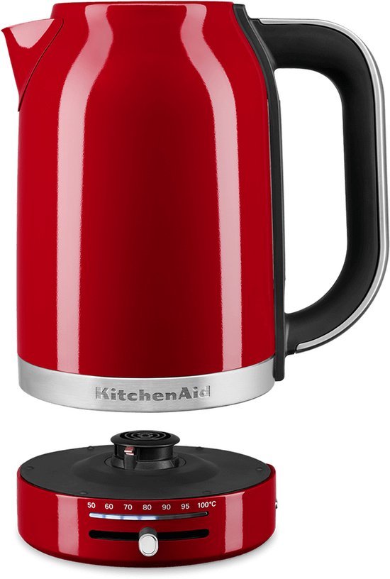 KitchenAid 5KEK1701EER Waterkoker Temperatuurregeling 1.7L Keizerrood - MR commerce