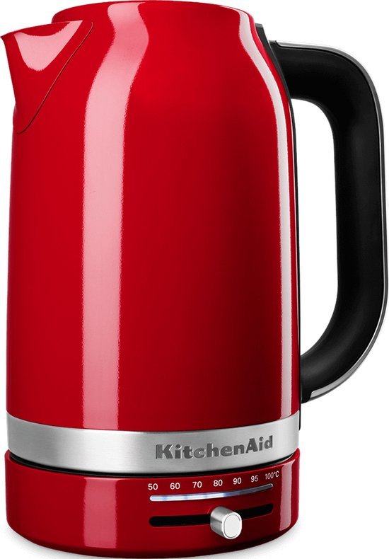 KitchenAid 5KEK1701EER Waterkoker Temperatuurregeling 1.7L Keizerrood - MR commerce