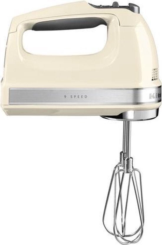 KitchenAid 5KHM9212EAC Handmixer met 9 Snelheden in Amandelwit - MR commerce