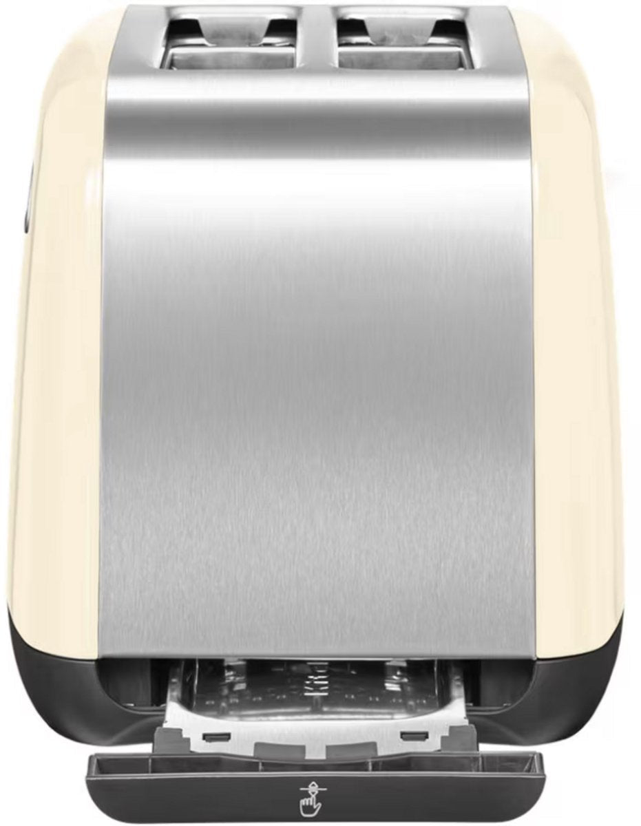 KitchenAid 5KMT221EAC Broodrooster 2 Sleuven 1100W Amandel Wit - MR commerce