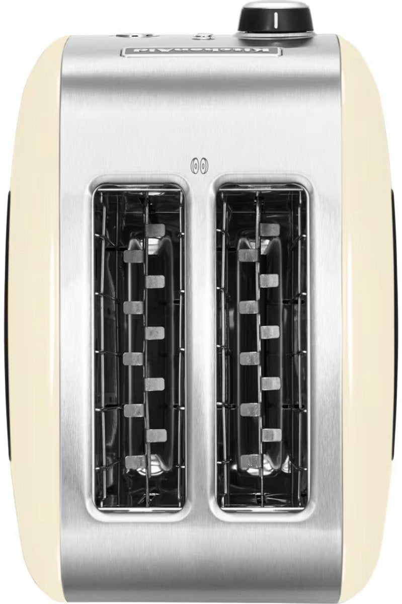 KitchenAid 5KMT221EAC Broodrooster 2 Sleuven 1100W Amandel Wit - MR commerce
