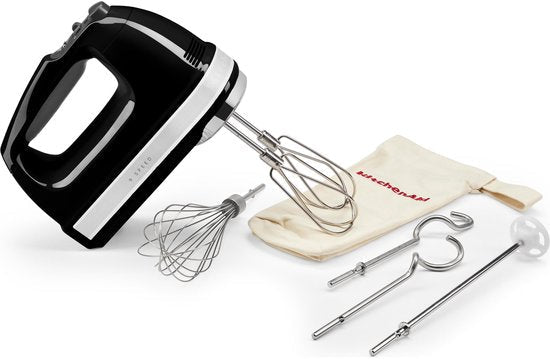 KitchenAid Artisan 5KHM9212EOB Handmixer 9 Snelheden Onyx Zwart - MR commerce