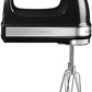 KitchenAid Artisan Handmixer 5KHM9212EOB 85W 9 Snelheden Onyx Zwart - MR commerce