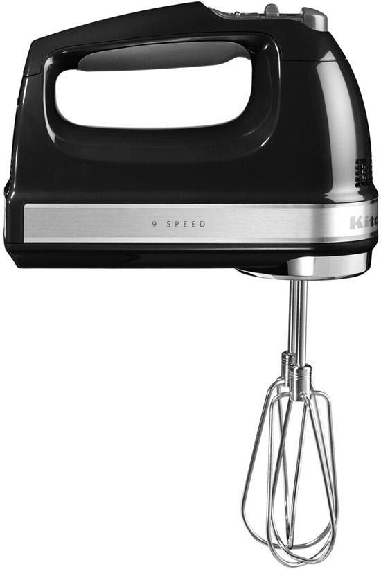 KitchenAid Artisan Handmixer 5KHM9212EOB 85W 9 Snelheden Onyx Zwart - MR commerce