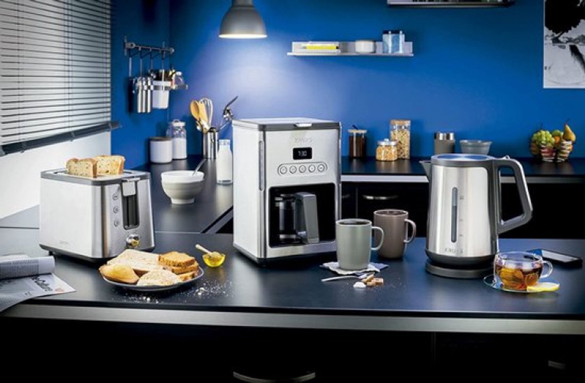 Krups Control KH442D: Luxe 2 - sleufs broodrooster met ontdooi - en opwarmfunctie - MR commerce