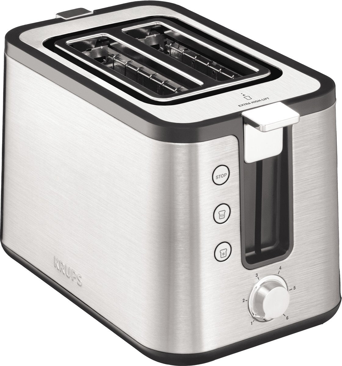 Krups Control KH442D: Luxe 2 - sleufs broodrooster met ontdooi - en opwarmfunctie - MR commerce