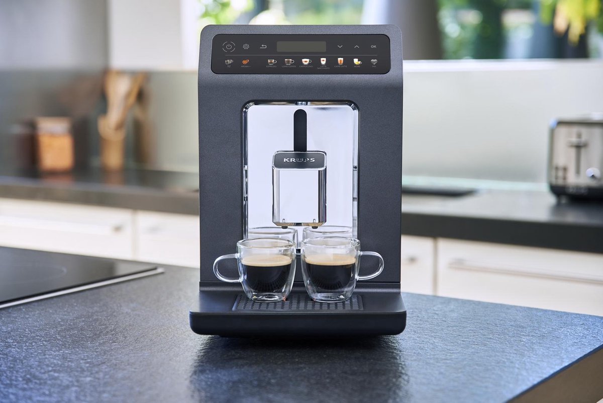 Krups Evidence One EA895N Volautomatische Espressomachine - Quattro Force Technologie - 12 Recepten - MR commerce