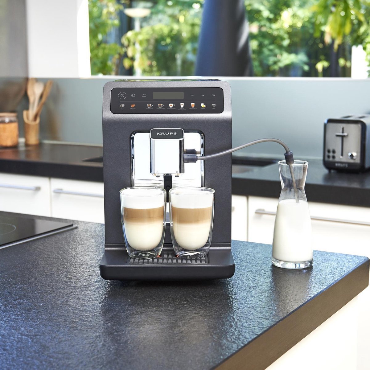 Krups Evidence One EA895N Volautomatische Espressomachine - Quattro Force Technologie - 12 Recepten - MR commerce