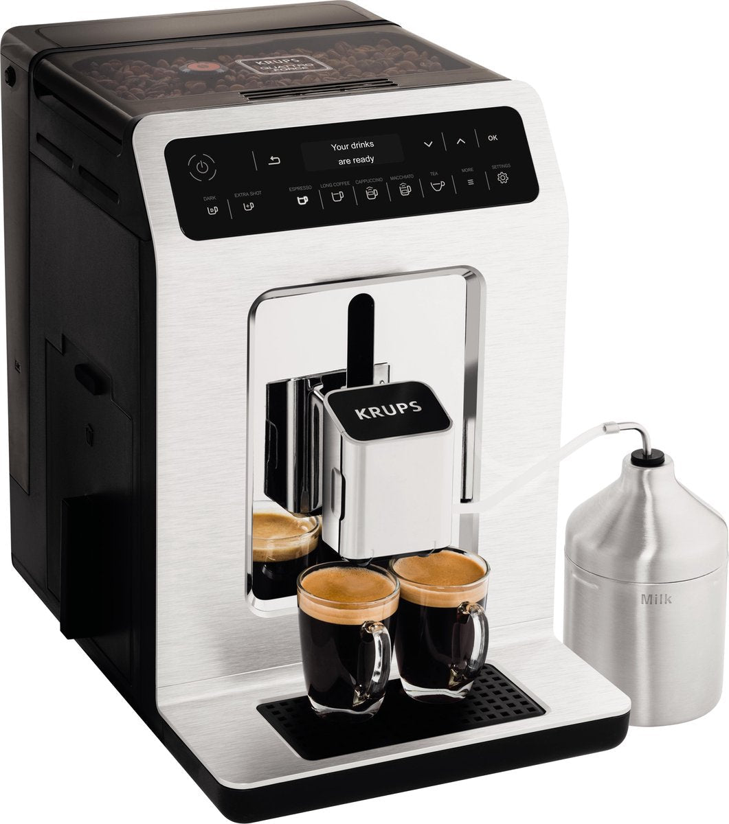 Krups Evidence Volautomatische Espressomachine 15 Recepten Chroom - MR commerce