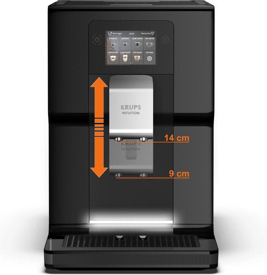 Krups Intuition Preference EA8738 Volautomatische Espressomachine Zwart - MR commerce