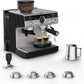 Krups Precision XP801T10 Pistonmachine met Ingebouwde Bonenmaler 3.5L RVS - MR commerce