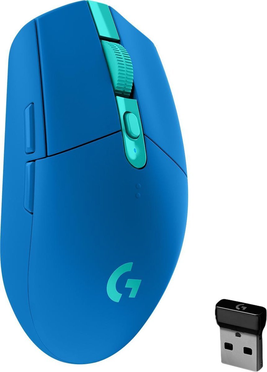 Logitech G305 HERO LIGHTSPEED Draadloze Gaming Muis Blauw met HERO Sensor - MR commerce