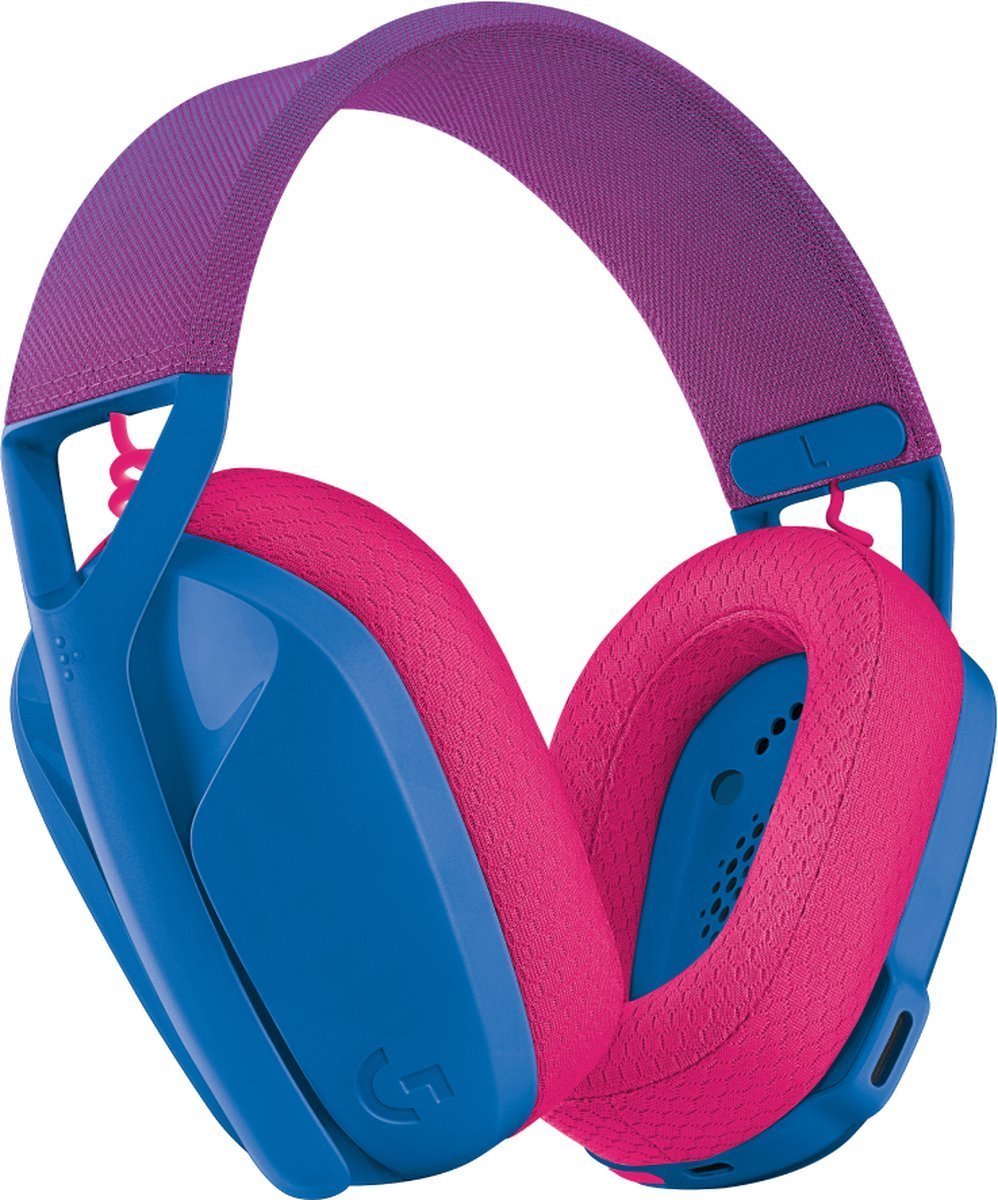 Logitech G435 LIGHTSPEED Draadloze Gaming Headset - Bluetooth, Lichtgewicht, Comfortabel, Blauw - MR commerce